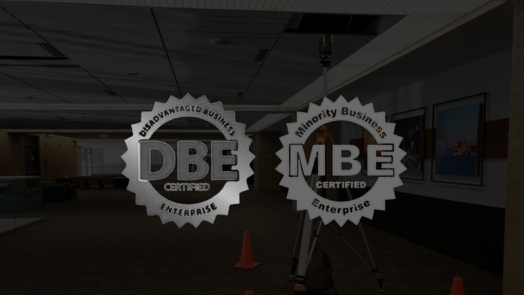 DBE and MBE certified 3D Laser Scanning Company